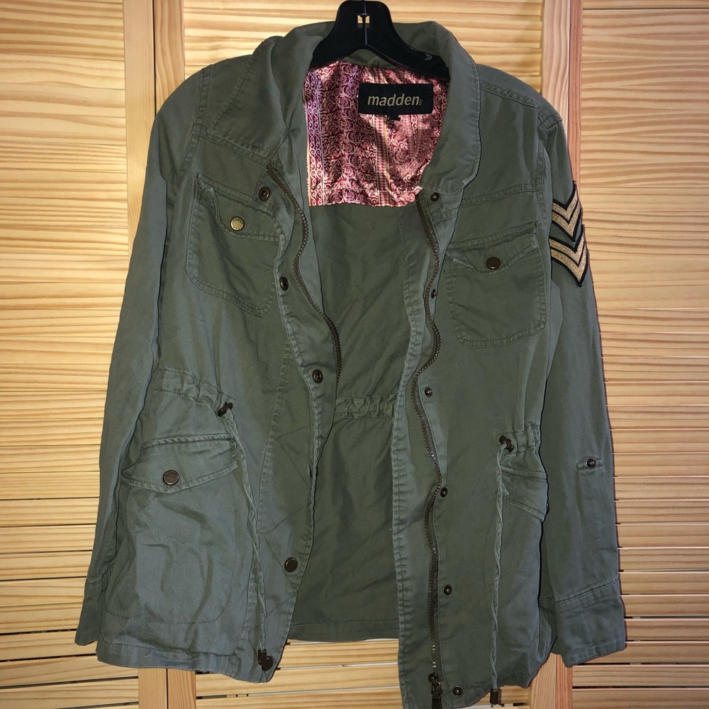 Army green jacket